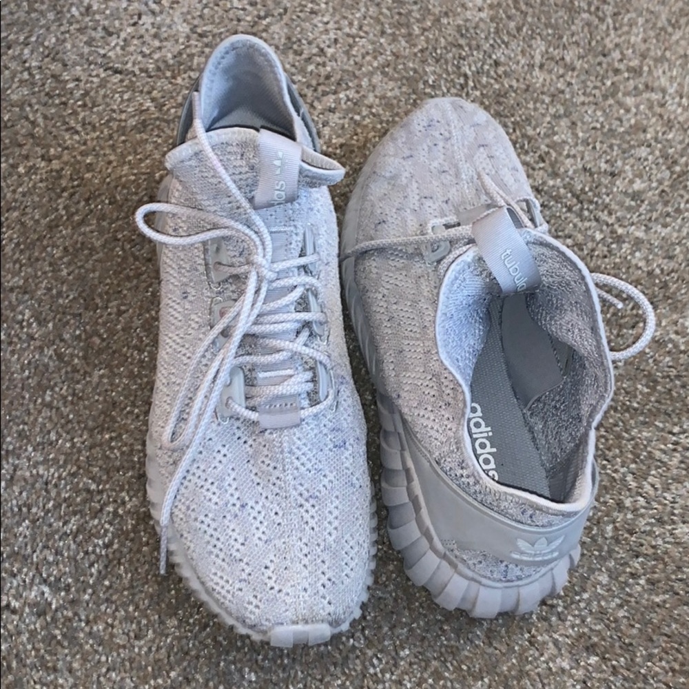 Adidas grey shoes